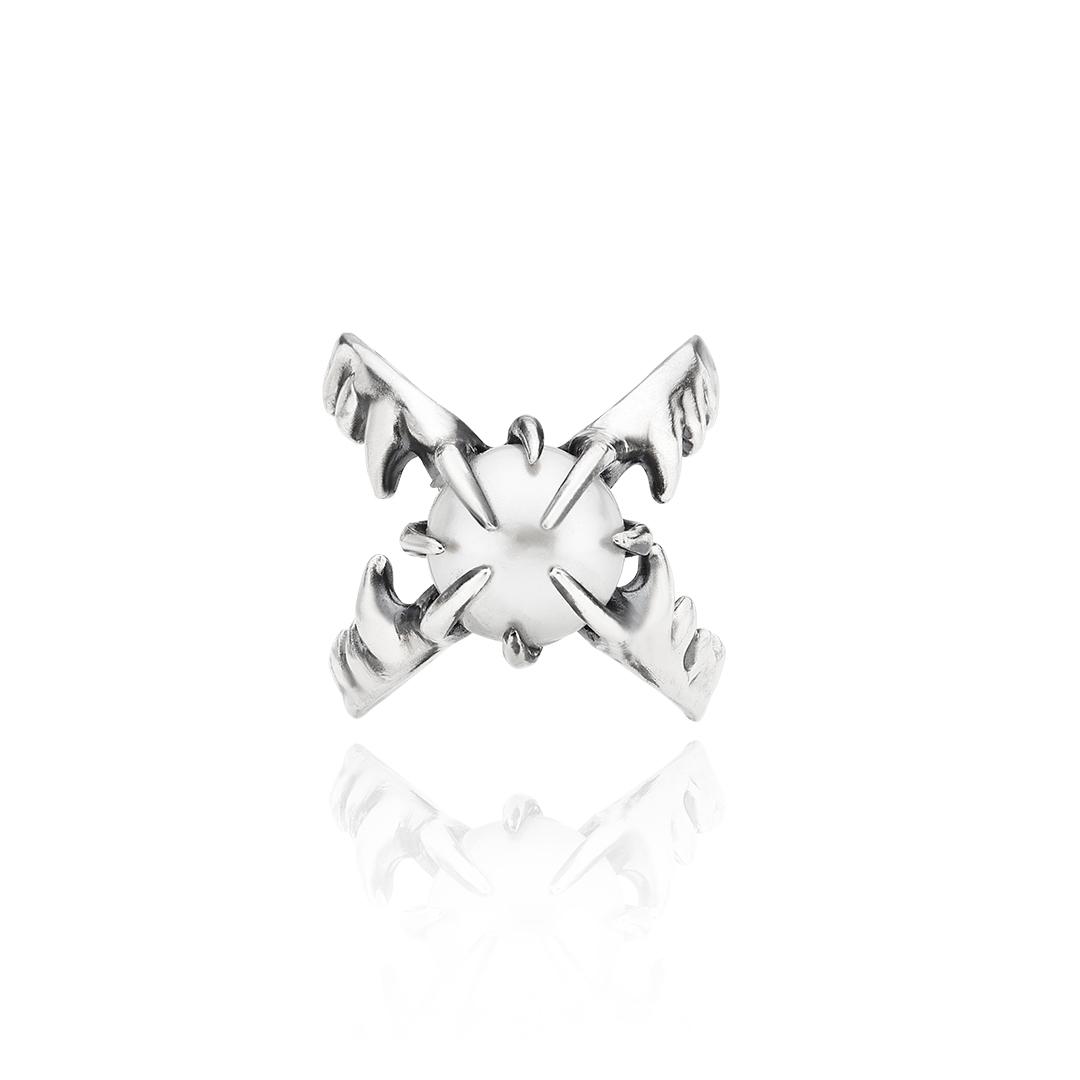 X-VERTEX PEARL RING