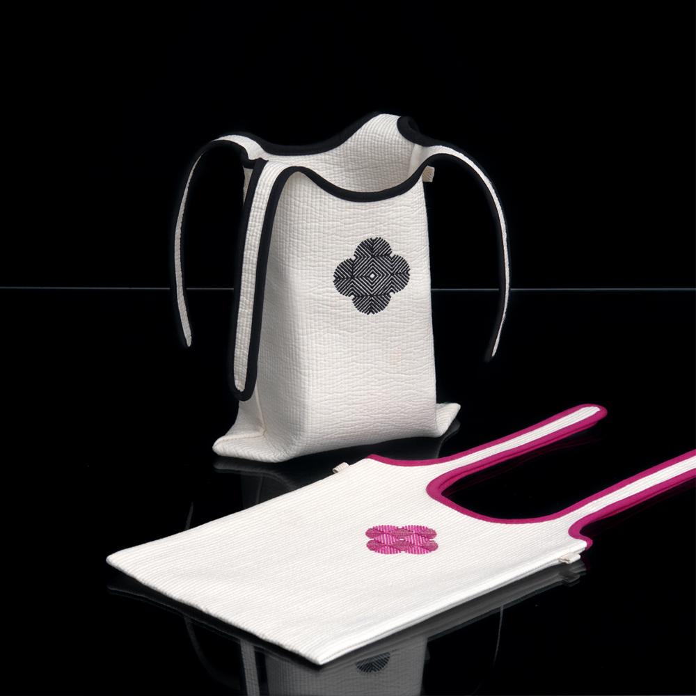 누비 보자기 자수 꽃 가방 (Nubi Bojagi Flower Bag)