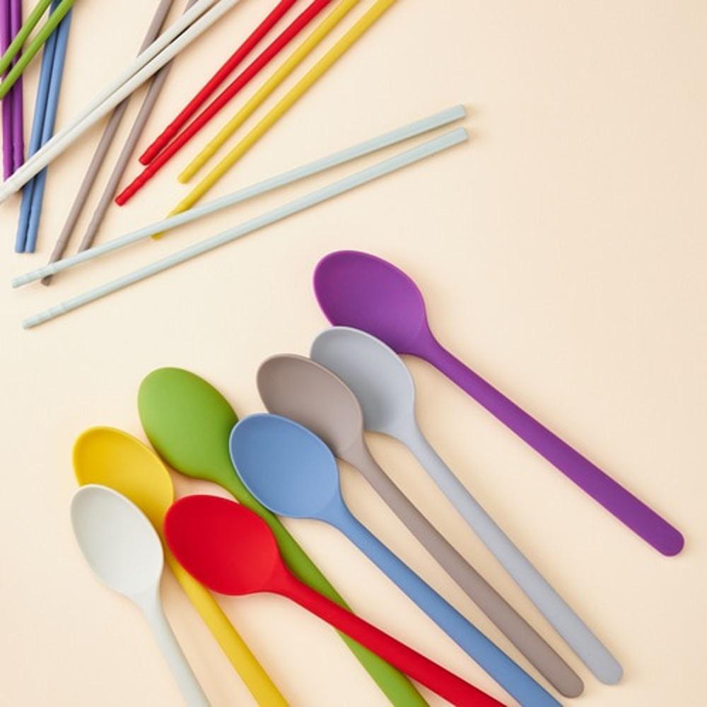 실리팟 실리콘 수저세트 젓가락 수저 성인용