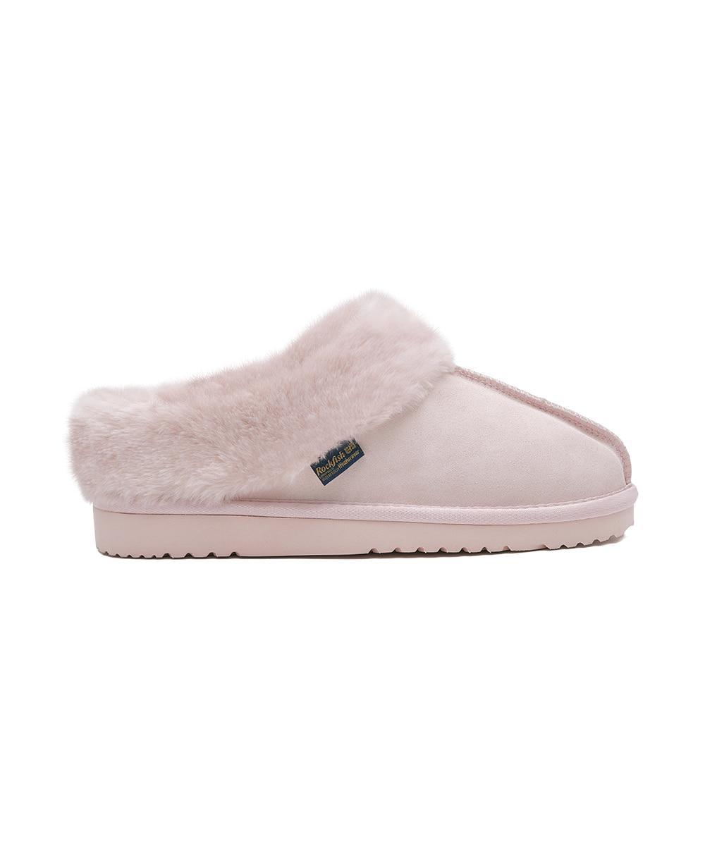 [NEW 10%] ORIGINAL WINTER FUR MULES - PINK