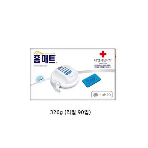 홈매트 코드롤러 훈증기 1입 + 리필 90입, 1세트 - 모기/파리약 | 쿠팡