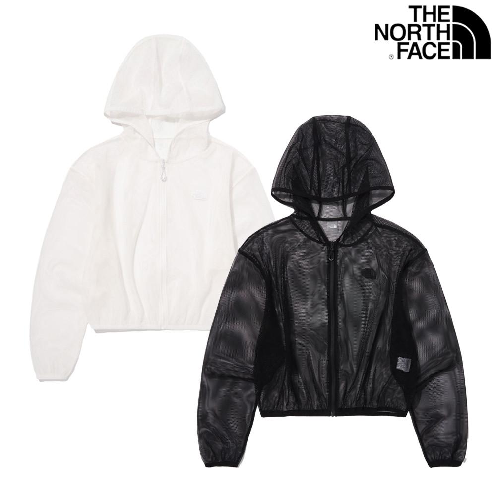 노스페이스 여름 후드 집업 시스루 점퍼 바람막이 여성 에어모션 메쉬 자켓 NJ3LQ39