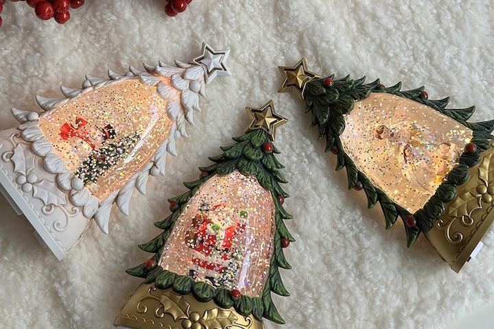 미니어처 크리스마스 이브트리 워터볼 무드등