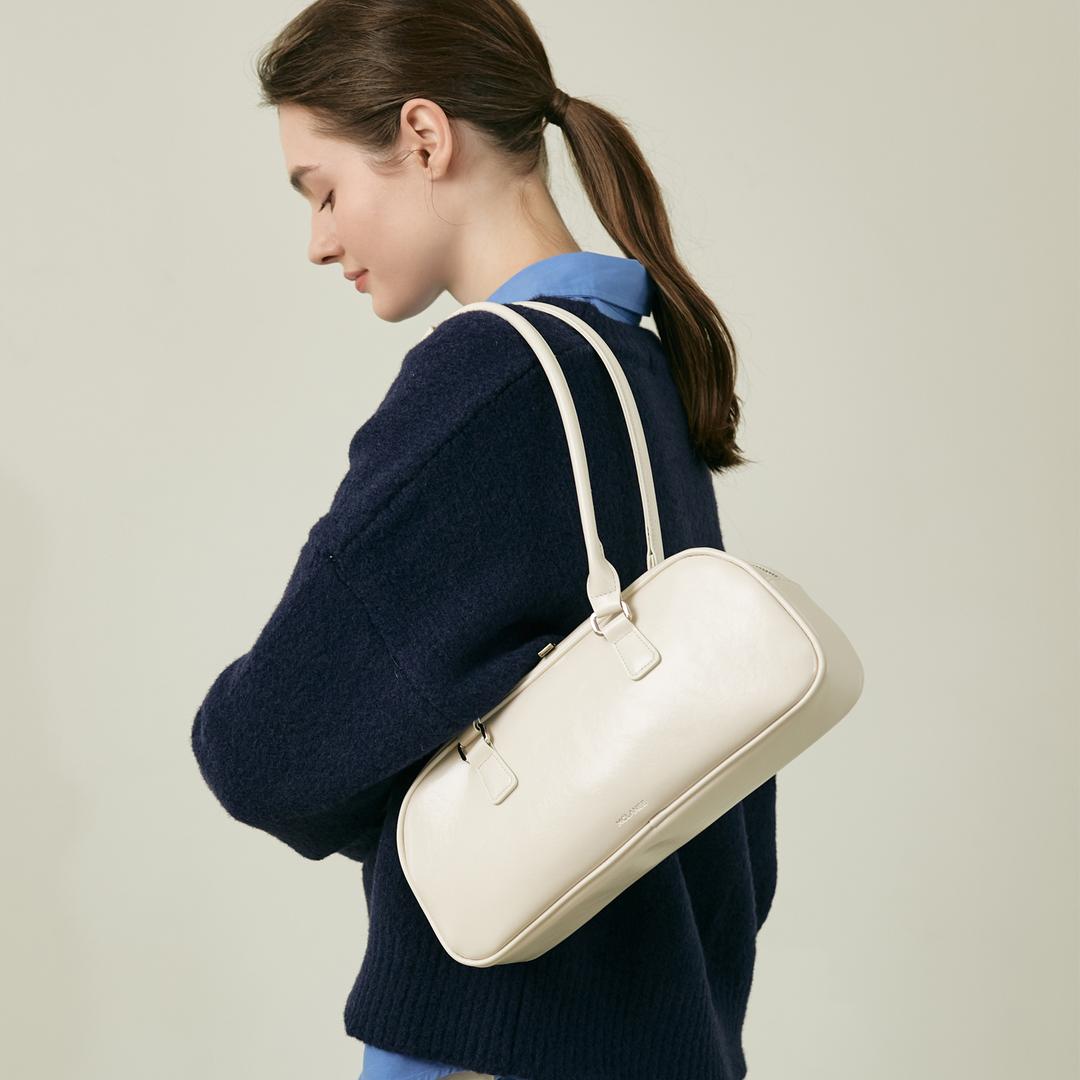 엔티아 숄더백 아이보리