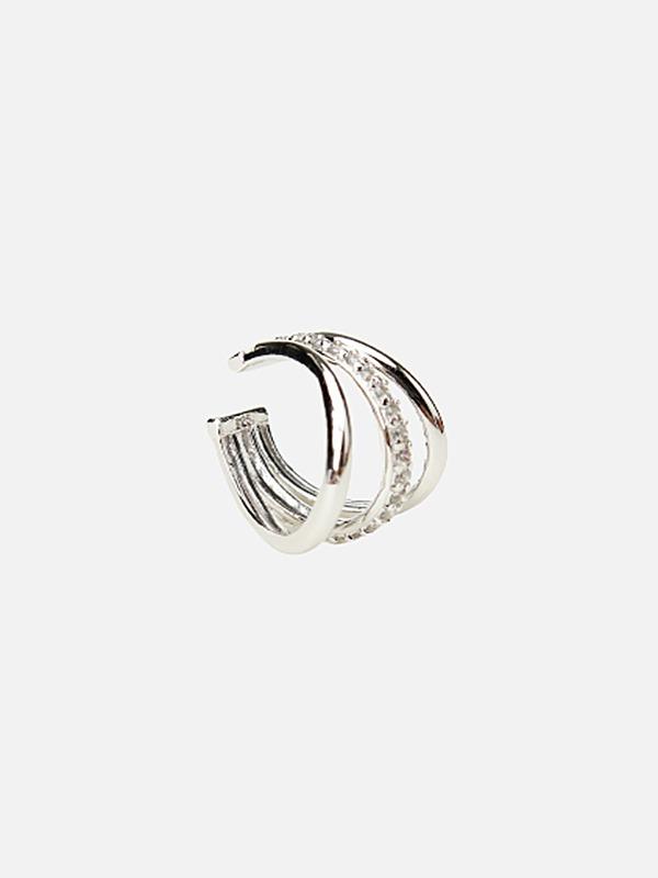[ 30% ] 3 Band Dia Earcuff ㅡ Bright White