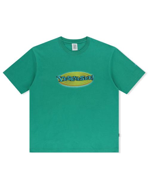 Y.E.S Web Logo Tee Green