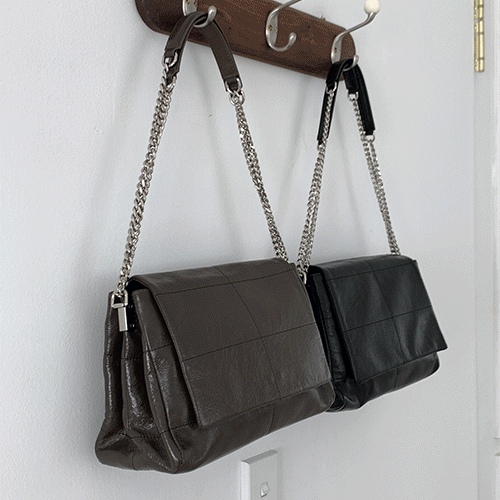 빈티지 소가죽 체인백 숄더 크로스백 2컬러