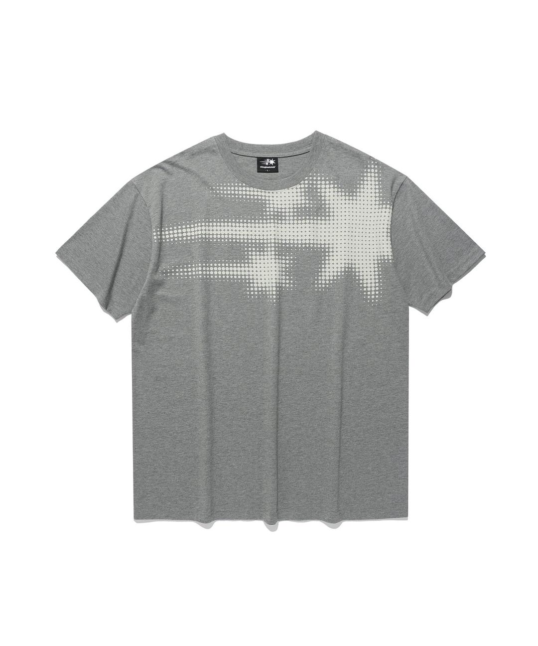 3star halftone tee[grey]