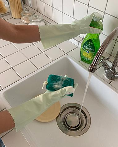 kuku rubber gloves (2개 이상 부터 구매 가능)