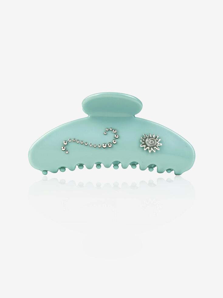 Seahorse hair claw, MINT