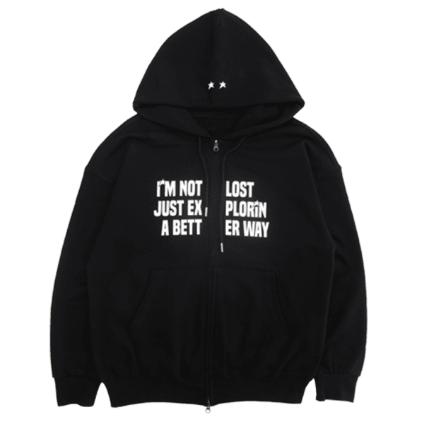 Hoshi Zip Hoodie (black)