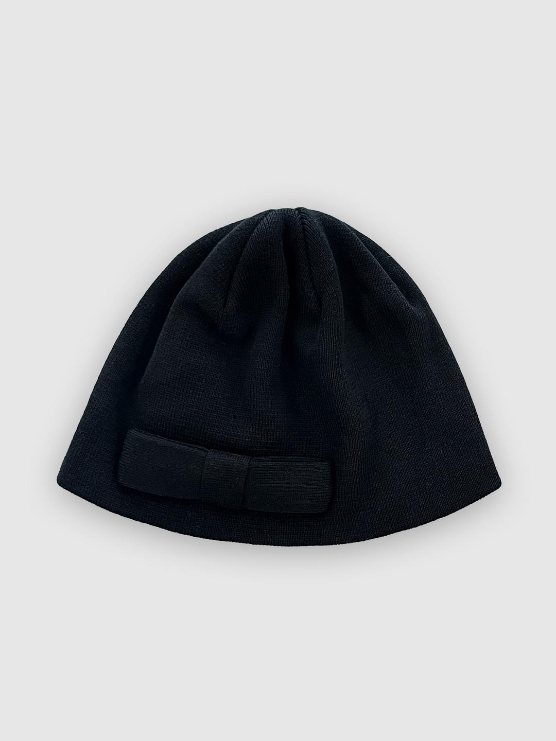 SOFT BOW BEANIE BLACK