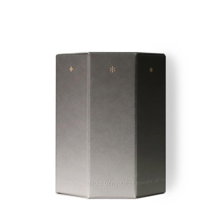 Octagonal matchbox _ 먹색