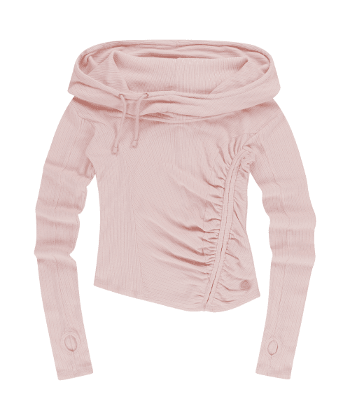 코이세이오(COYSEIO)  SHIRRING HOOK HOODIE LIGHT PINK - 사이즈 & 후기 | 무신사