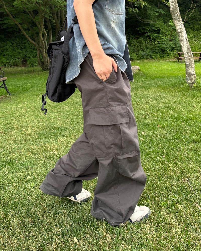 에틸릭 버튼 카고 팬츠 3C