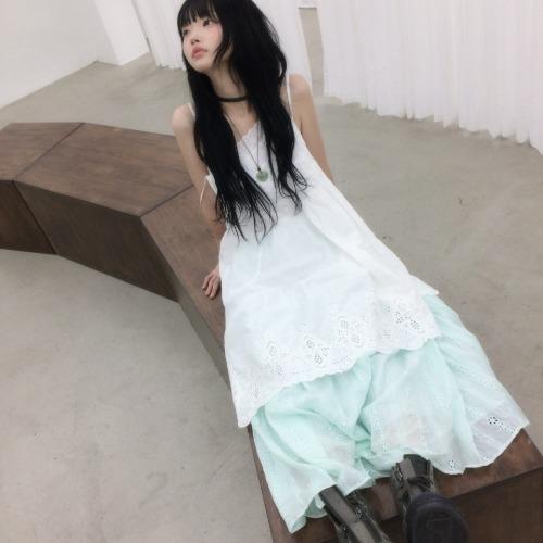 (3 C ᵒ l o🅡) 보니에 플레어 롱 스커트