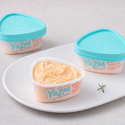 요즘 황치즈 그릭요거트 3개입, 300g, 1개 - 요구르트/유산균 | 쿠팡