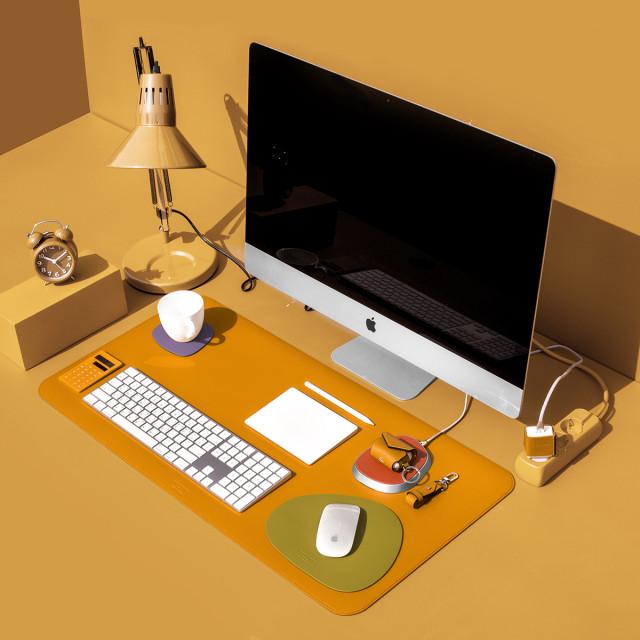 그리디파머스 가죽 데스크매트 책상 패드