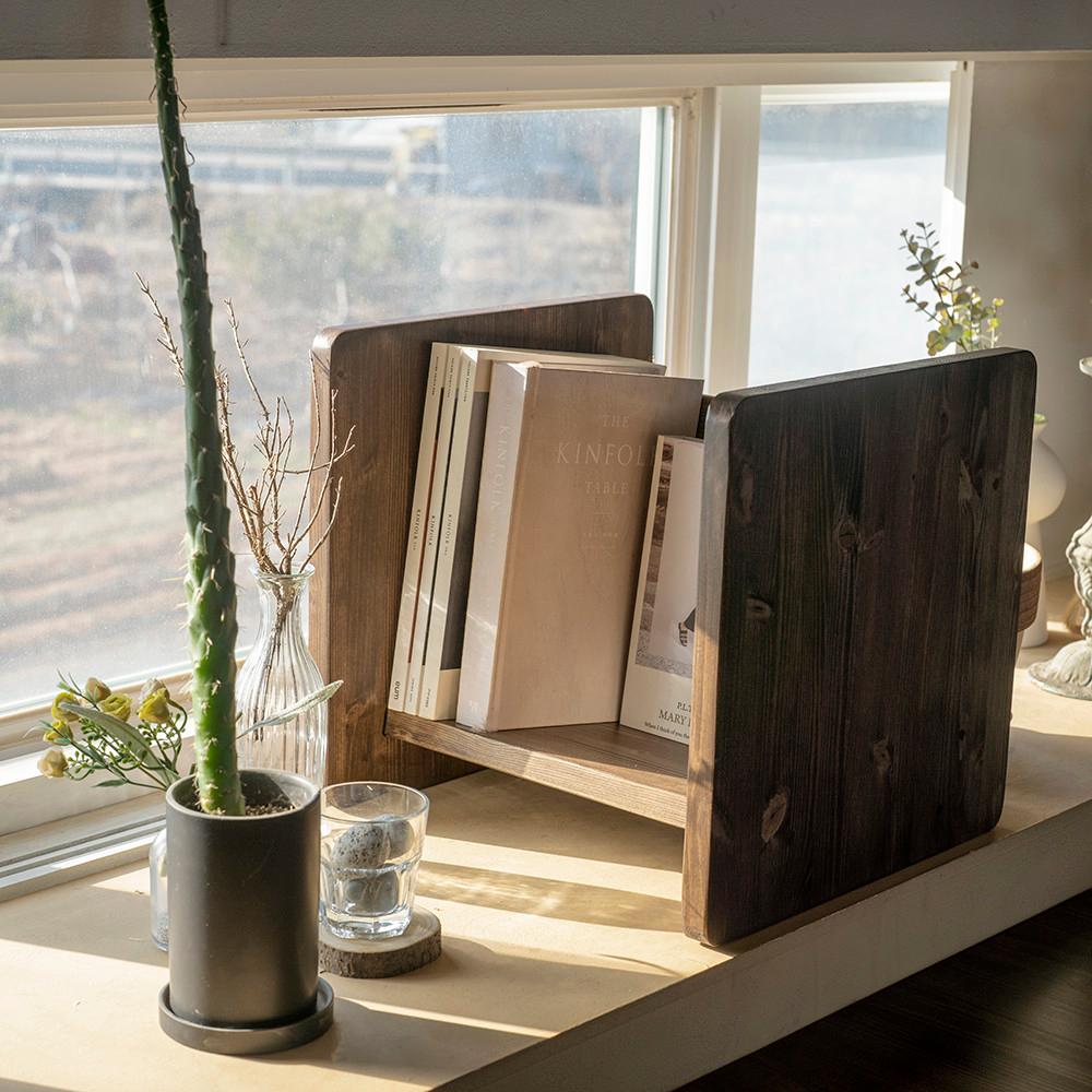 소년과나무 바로크 원목 책 선반