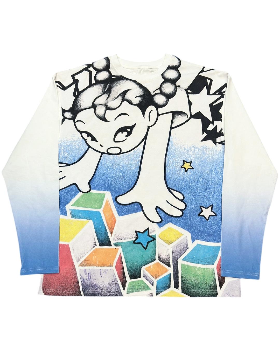 Y002625 Falling Star (Blue) Long Sleeve