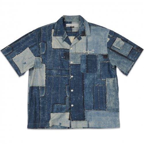 DV.LOT 682 INDIGO BORO shirt