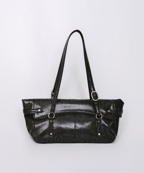 프레자 백 (PYTHON BLACK)