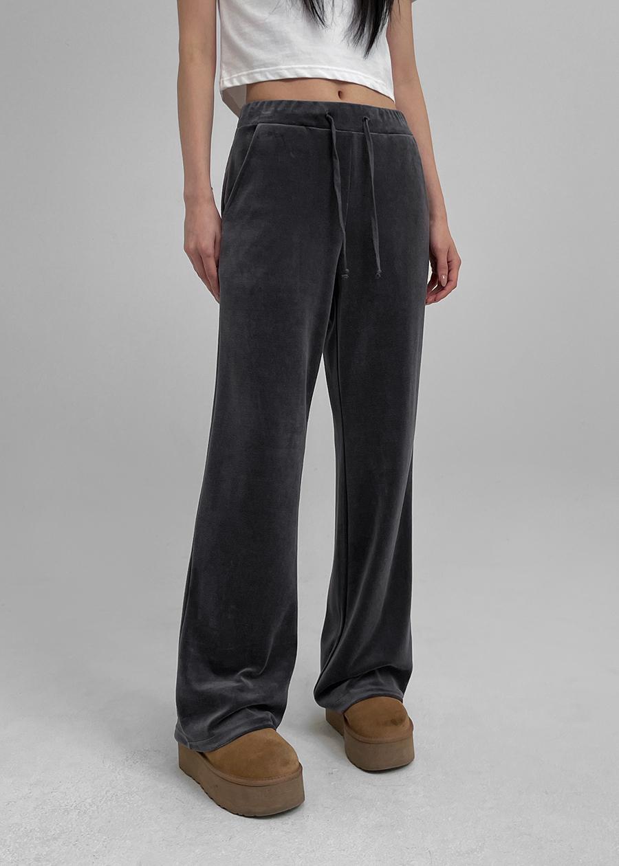 블랙업 [MADE] 앤딘 SET - 벨로아 밴딩팬츠