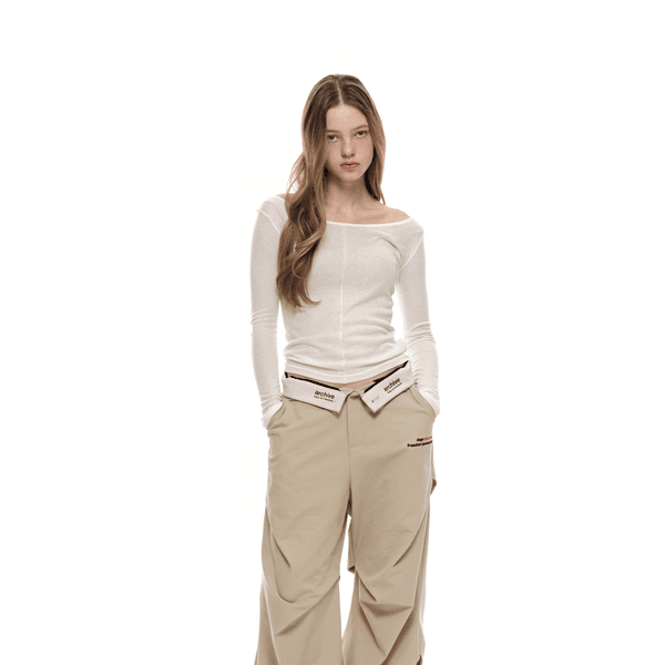 [3rd Re-order]Nip arch 2-way pants_beige