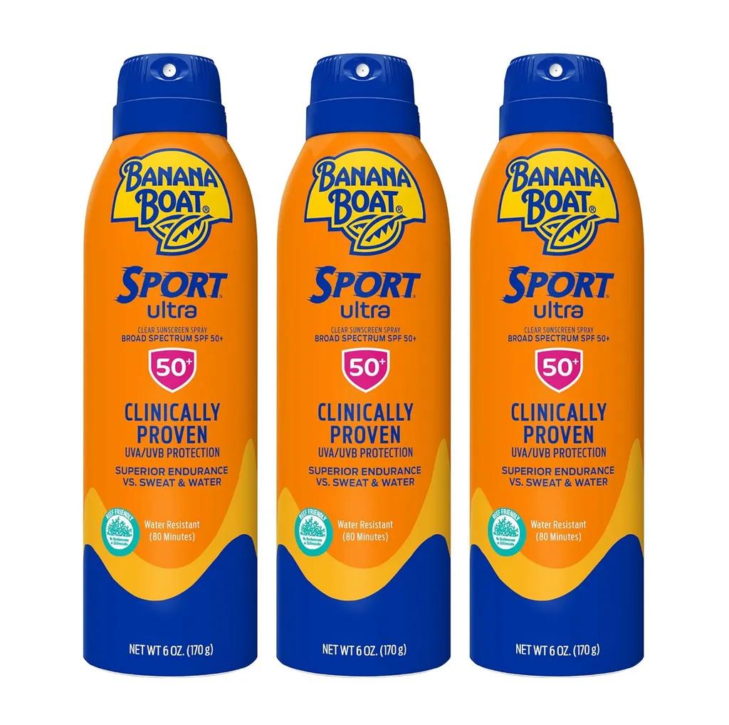 [3개세트] 바나나보트 울트라 스포츠 선스프레이 SPF50 170g x 3개세트 / 바나나보트 선크림 / 바나나보트 썬스프레이