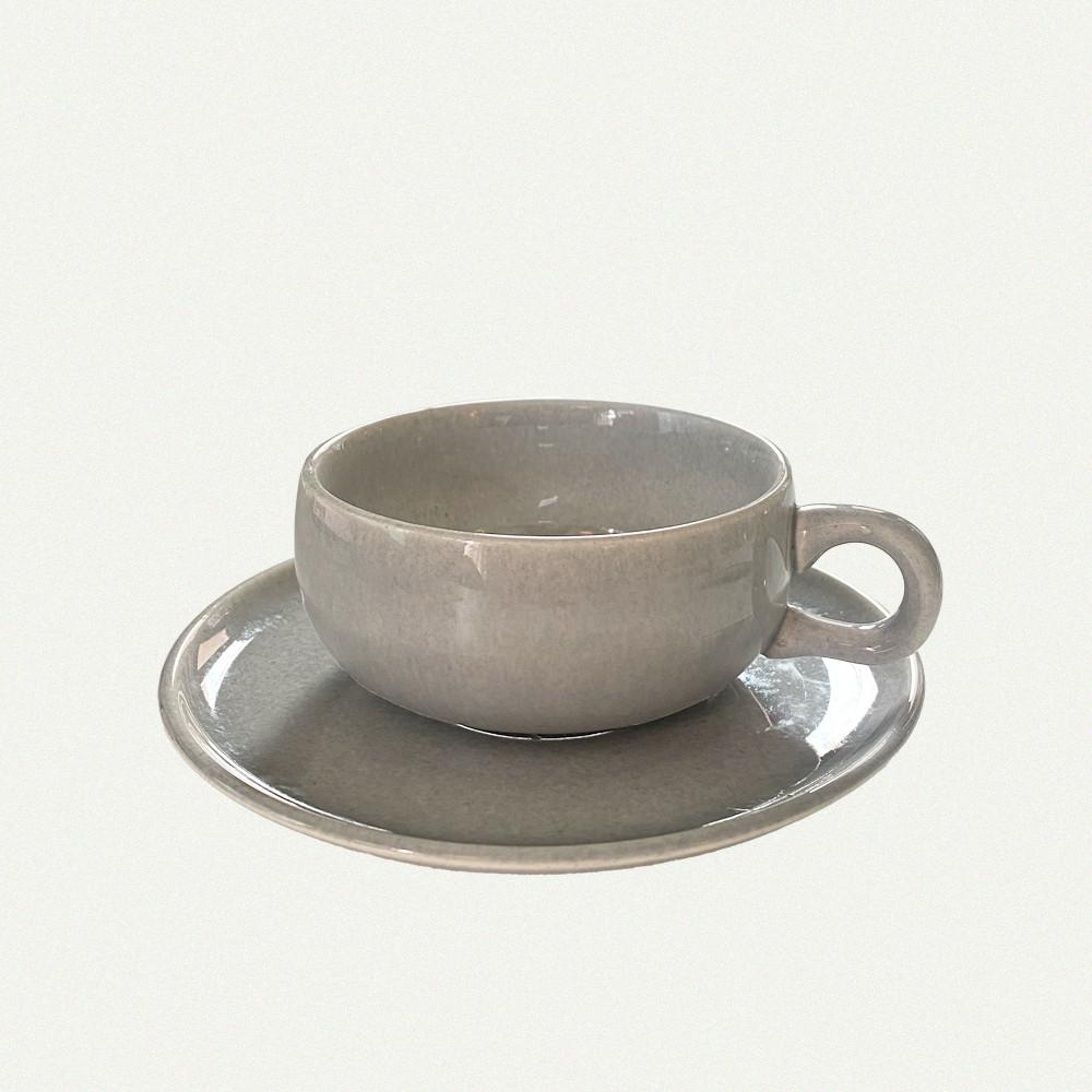(오아페 빈티지) 아메리칸 모던 그레이 컵앤소서 세트 american modern gray cup & saucer set