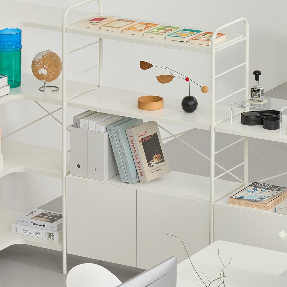 콰트로 에어 시스템 800 3단 선반장 (1단 수납)