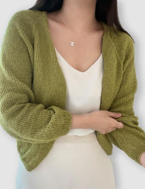 라이트 탑다운 가디건 DIY