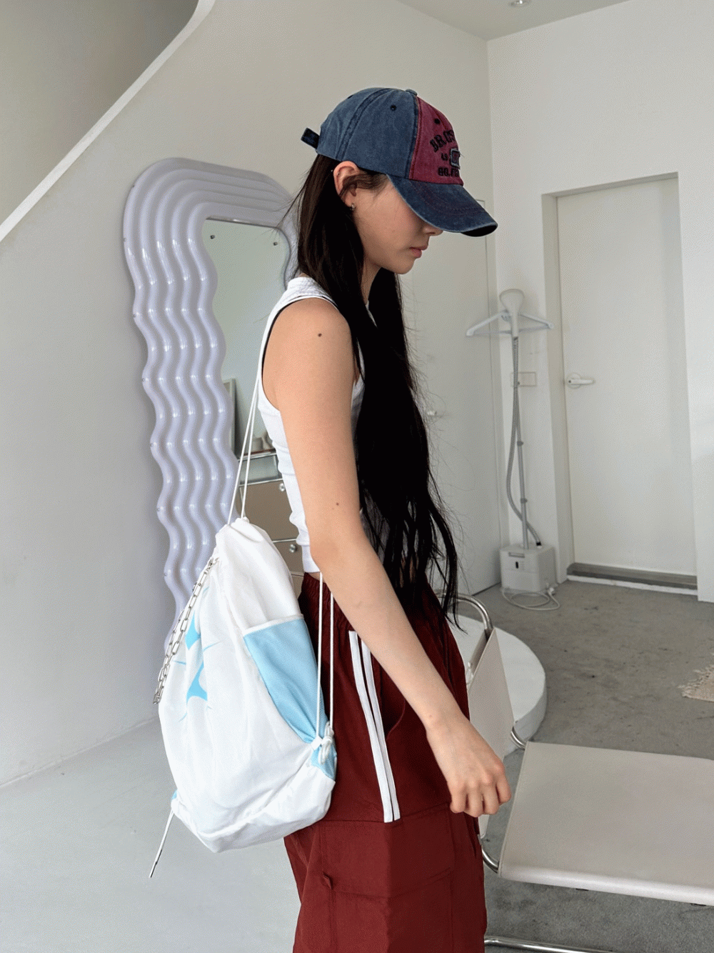 체인 나일론 짐색백