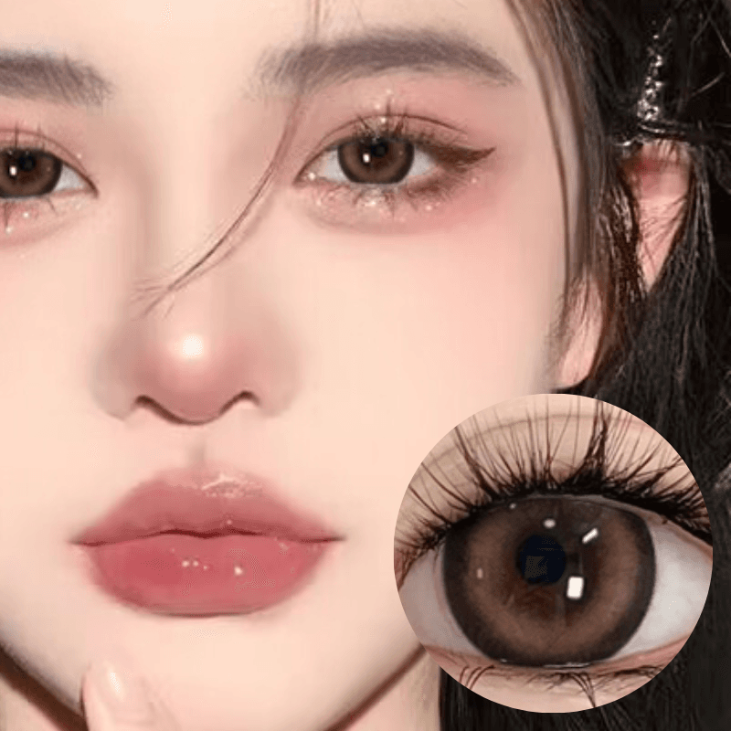 Smart Saddle Brown Contact Lenses(6 months wear)