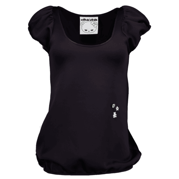 GUMMY BLOOM TOP BLACK