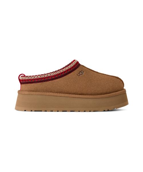 [WOMEN] 스티치 칼라 플랫폼 슬리퍼 (타즈 II) - 체스넛 / 1174471-CHE