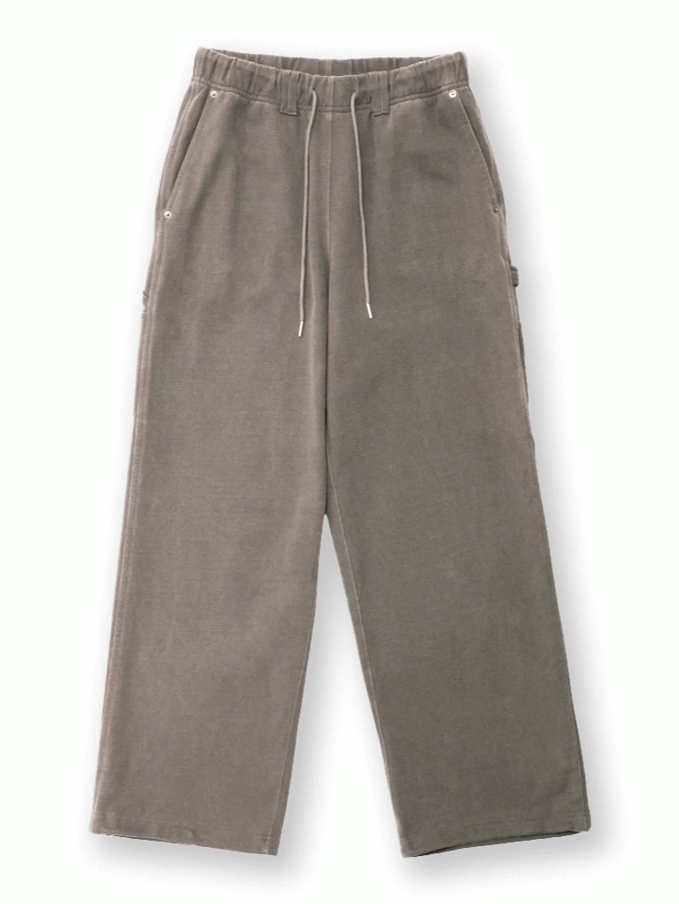 warm brushed carpenter pants