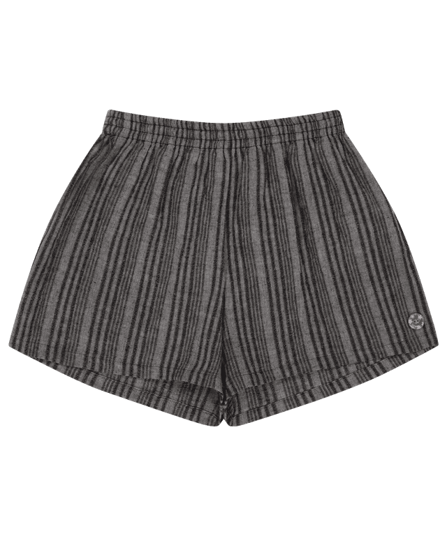 038 ETHNIC SHORTS DARK GREY