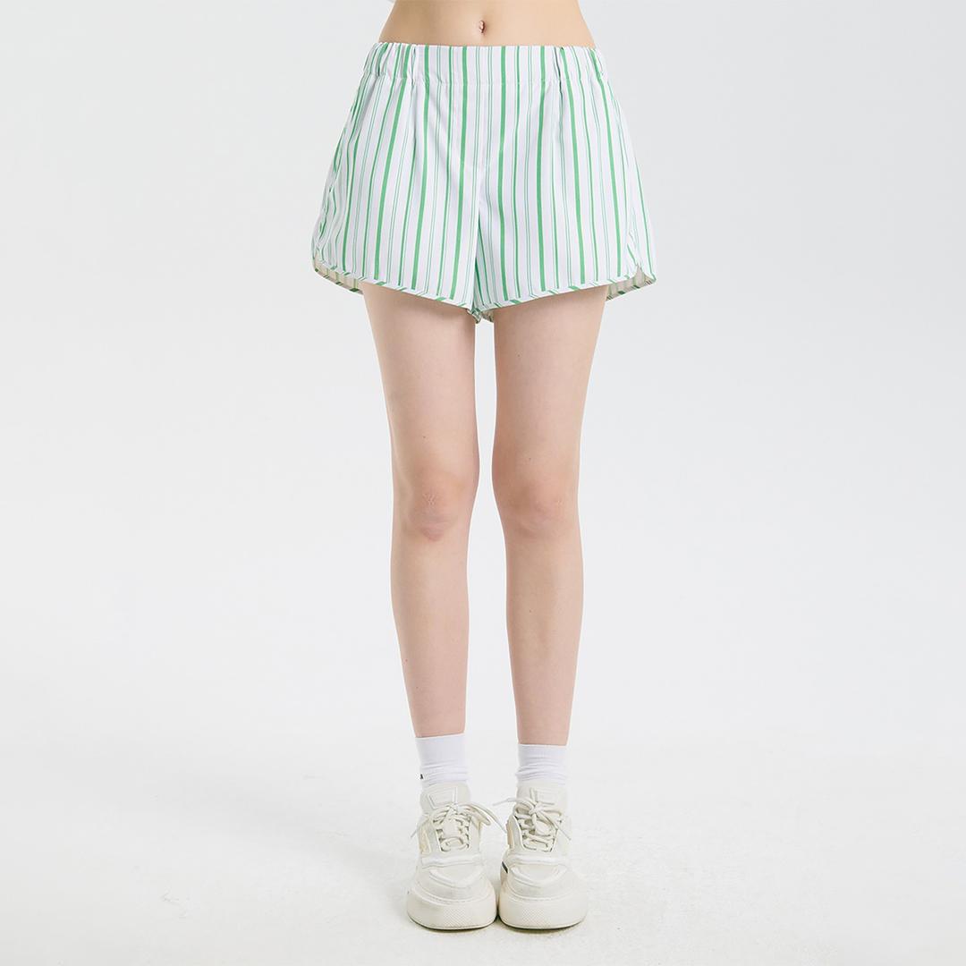 STRIPE SHORT PANTS_GREEN
