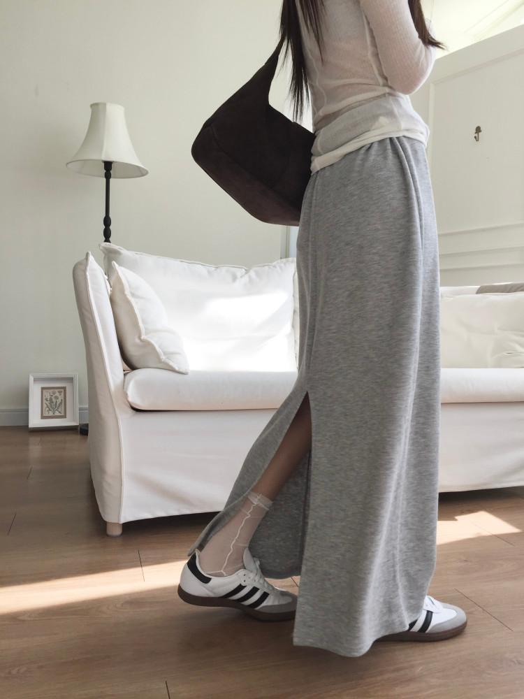 strap long skirt (3colors)