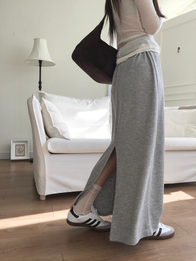 strap long skirt (3colors)