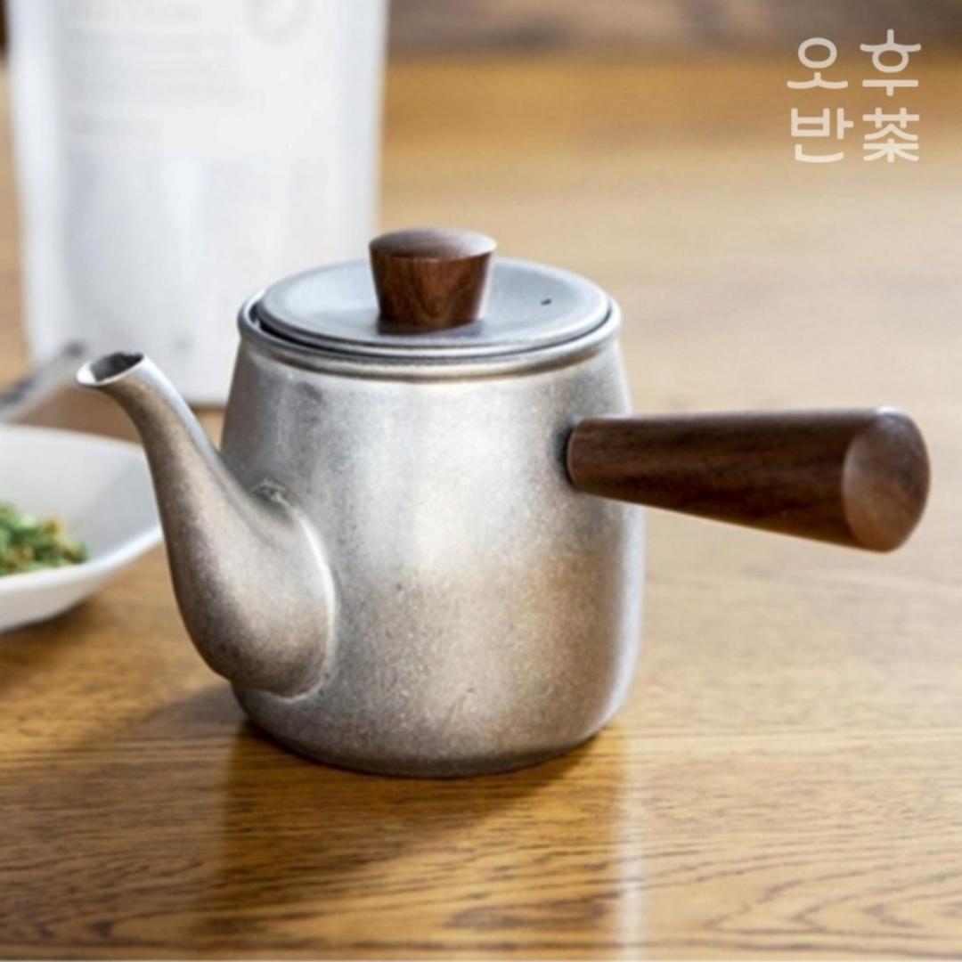 미야자키 스테인리스 미니 다관 티팟 380ml