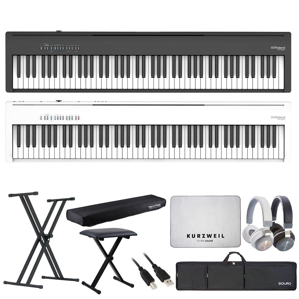 롤랜드 FP30X 디지털피아노 ROLAND 쌍열스탠드 16종풀패키지증정