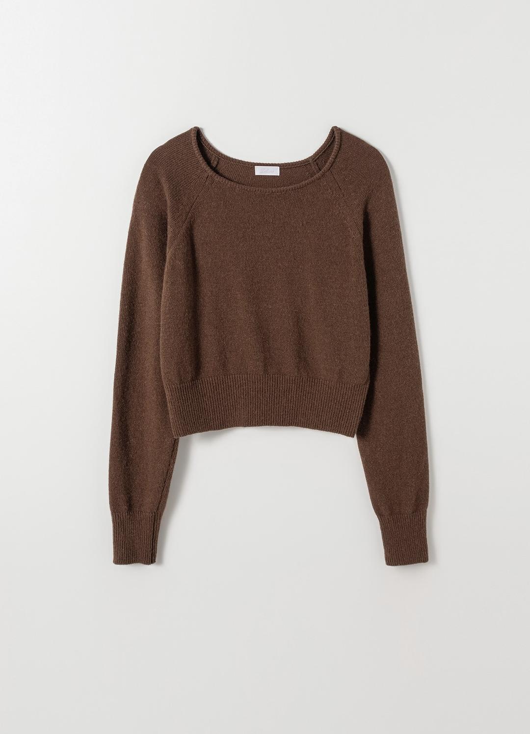 Lev Boat Neck Knit(Brown)