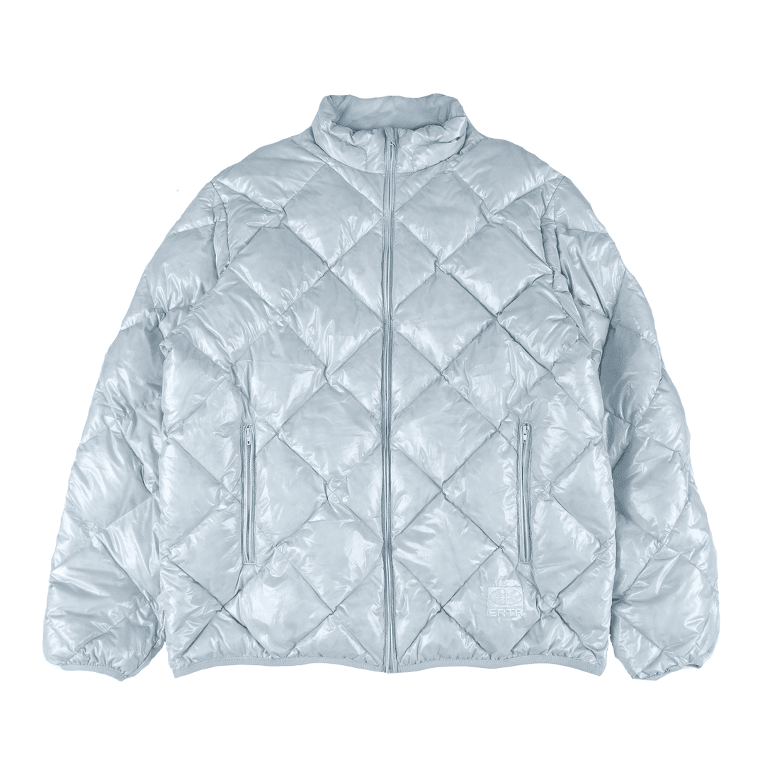 Rhombus Light Down Jacket Skyblue *10/1 open