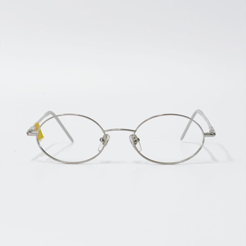 Silver oval classic glasses