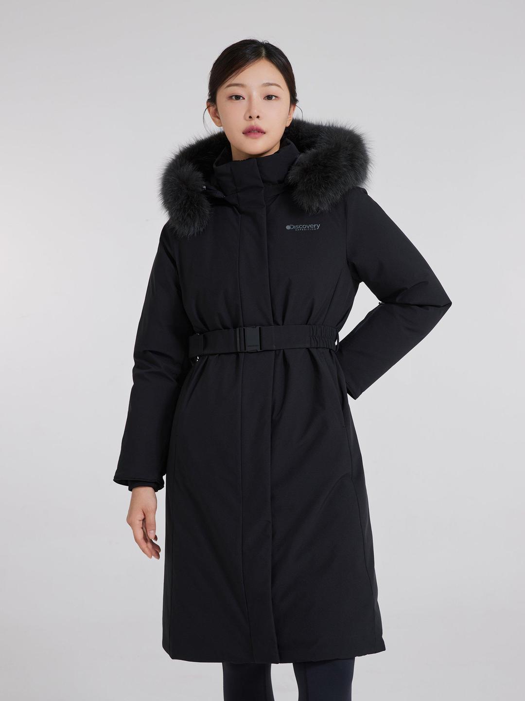 여성 루이크 구스다운 롱패딩