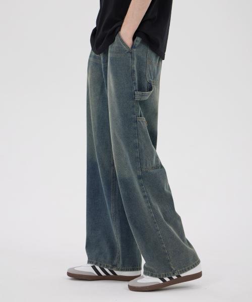 디스펑트(DYSFUNCT)  DYSFUNCT KEY RING WASHING DENIM PANTS - 사이즈 & 후기 | 무신사