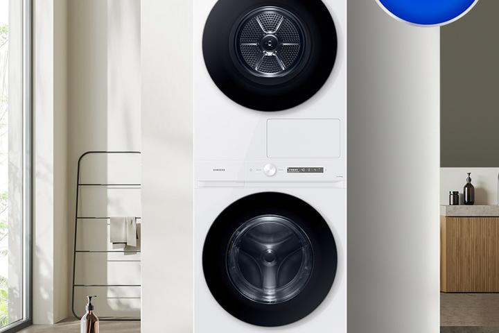 비스포크 WF2420HCWWC  그랑데AI 원바디 세탁기 건조기 24+20kg