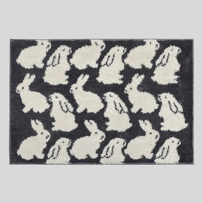 리틀 버니즈 다크 그레이 플로어 매트(50X70cm)